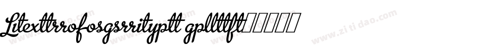MetroScript Alt字体转换